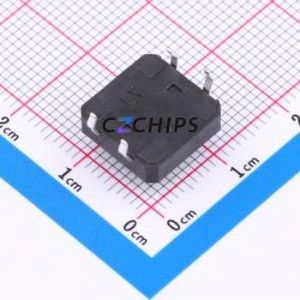 TS-1260HK Tactile Switch Through hole Component (THT)-4P,12x12mm Switch 2.5N 12mm 12mm 6mm - Product Image 2