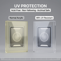 Protection personnalisée en stock pour cartes PSA C Slab avec panneau en acrylique transparent, thème animaux, 12 ans et plus