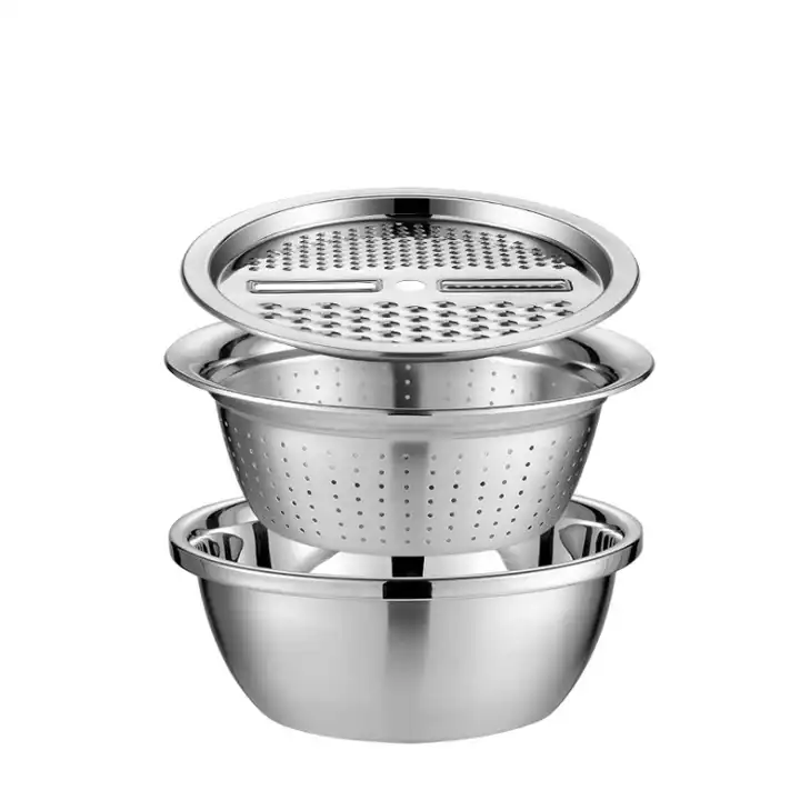 3 in 1 Stainless Steel Grater, For Kitchen