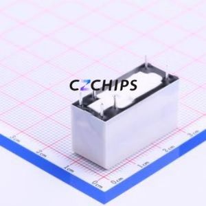 HF115F-S/12-HS Power Relay DIP,12.7x29mm Relay 12V 1 Normally Open: 1A (SPST-Normally Open)::: 6 16A-250VAC - Product Image 2