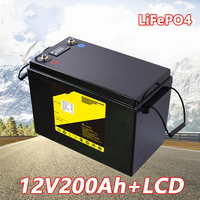 Baterai LiFePO4 12V 90Ah/100Ah untuk RV, Golf Cart, Penggunaan Off-Road/Off-Grid, 10000 Siklus, Tingkat Pengosongan 1C