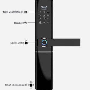 Nhà thông minh OEM Dấu Vân Tay Keyless Swipe Cửa Khóa Nhà Sản Xuất Thực Hiện Tại Trung Quốc - Product Image 4