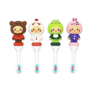 2024 New Arrival Ultra Soft Micro Nano Tooth brush 10000 Bristles Baby Cartoon 3D Kids children toothbrush travel and home use