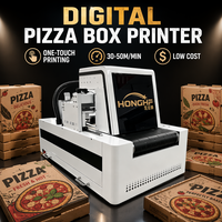 Machine d'impression numérique haute vitesse à passage unique pour boîtes à pizza, sacs en papier, sacs non tissés et sacs en carton ondulé