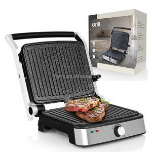 <span class=keywords><strong>Grill</strong></span> de contact électrique noir Aifa 2000W, <span class=keywords><strong>grill</strong></span> santé pour <span class=keywords><strong>viande</strong></span> <span class=keywords><strong>et</strong></span> sandwichs, contrôle de la température pour une utilisation en extérieur <span class=keywords><strong>et</strong></span> à domicile - Product Image 4