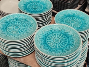 Đĩa sứ gốm nhiều màu sắc, hàng tồn kho bán buôn, đĩa & bát đóng gói ngẫu nhiên, nhiều kích cỡ, giá xuất xưởng - Product Image 5