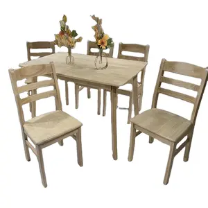 Ensemble de table à manger ronde Ensemble de table à manger avec 6 chaises et table à manger