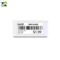 Zhsunyco Label Harga Digital RFID untuk Supermarket, Label Rak Elektronik BLE/ Kustom OEM Template Gratis 10 Tahun