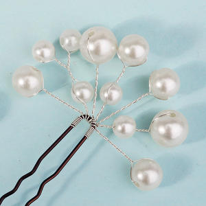 Fermagli per Capelli Minimalisti Fatti a Mano con Perle, <span class=keywords><strong>2</strong></span> Pezzi, Accessori Versatili per Uso Quotidiano, Feste, Matrimoni, Copricapo da Sposa, Fermagli per Capelli da Donna - Product Image 5