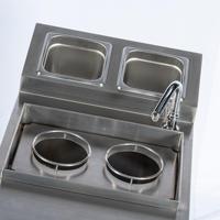 Machine à cuire de style armoire commerciale pour fabricant, deux casseroles, cuiseur à pâtes et nouilles, utilisé pour la cuisine de restaurant