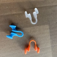 Dilatateur Nasal Anti-Ronflement en Silicone Souple Bleu Orange Transparent Deux Tailles avec Boîte de Vente au Détail
