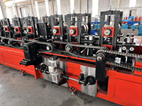 Machine de profilage de poutrelles en CZ durable, PLC, haute productivité, rouleaux en acier GCr15, construction renforcée, plus de 15 ans d'expérience opérationnelle