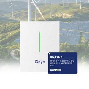 Deye High Cycles RW-F10.2 51.2V 200Ah Batteries 10,24kWh Batteries au lithium pour stockage d'énergie basse tension IP65 étanche - Product Image 1
