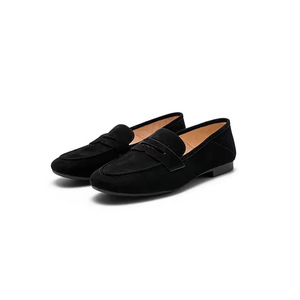 Chaussures Oxford en cuir véritable à lacets, respirantes, à bout pointu, talons bas, semelle souple, chaussures de bureau et de carrière - Product Image 5