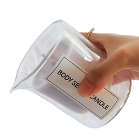 Bougie de massage au sérum corporel FTQS, bougie en verre à la cire de lavande, aromathérapie, OEM, marque privée, longue durée, cadeau