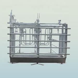 HengYin HY-AFS Jaula de Gestación Nueva al por Mayor con Diseño de Puerta Trasera para Granjas de Cerdos, Material Galvanizado en Caliente, Larga Vida Útil - Product Image 2