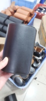 Boîte à montres de luxe de haute qualité à 2 emplacements, en cuir noir et marron avec doublure en daim, étui de rangement pour montres, sac de transport, emballage – Vente chaude