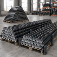 Tuyau en PE souple résistant à la corrosion de qualité industrielle PN16 63-315 mm, tuyau de forage de puits, tube en plastique épaissi