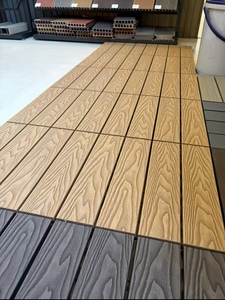 Dalles de <span class=keywords><strong>terrasse</strong></span> WPC emboîtables économiques pour extérieur, balcon, jardin, <span class=keywords><strong>terrasse</strong></span>, en <span class=keywords><strong>bois</strong></span> composite, à assembler soi-même - Product Image 4