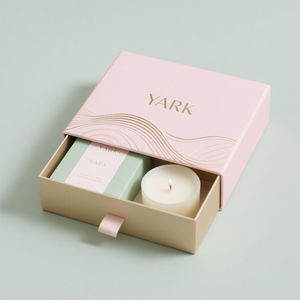 Custom Recycled Square <b>Gift</b> Box Candle Jar Shipping Boxes Cosmetic Skincare Candle Aromatherapy Packaging Boxes - Product Image 5