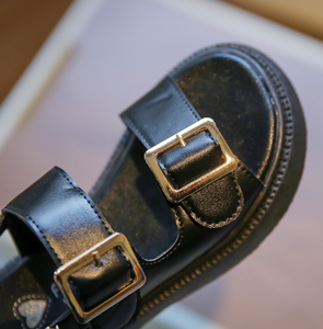 Sandalias de Verano de Alta Calidad para Niños y Niñas, Sandalias Planas de Moda con Hebilla y Punta Abierta de una Pieza - Product Image 6