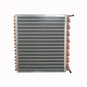 Aluminum-finned copper tube air-cooled evaporator coil for refrigerator