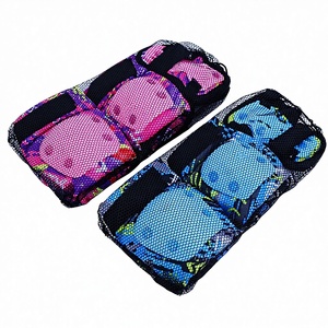 Équipement de protection pour patins à roulettes en EVA OEM, ensemble de 6 pièces pour enfants, protège-poignets, coudières, genouillères, patinage agressif professionnel - Product Image 6