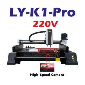 Mini automatique SMT <span class=keywords><strong>Pick</strong></span> <span class=keywords><strong>and</strong></span> <span class=keywords><strong>Place</strong></span> Machine Chip Mounter LY-K1/K1-PRO Triple Vision caméra système haute vitesse bureau LED SMD - Product Image 3