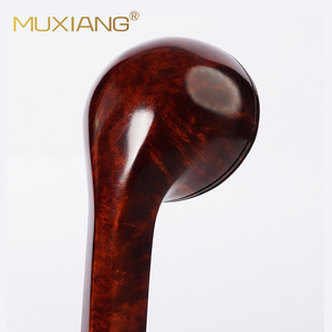 Muxiang Briarwood Smoking Pipe Bent Shape 3mm Filter Solid Wood Tobacco Pipe - Product Image 3