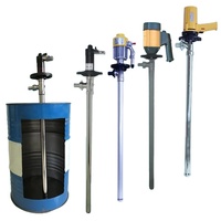 Pompe centrifuge à baril antidéflagrante HD PP PVDF SS 110V 220V pour huile, acides, alcalis et produits chimiques