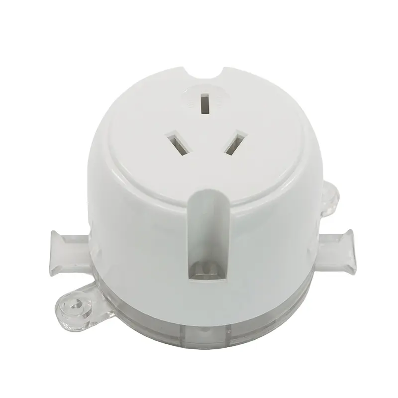 Australian Standard Circular Outlet SAA Approved Lamp Plug Mounted Ceiling Sockets 250V 10A Extension Power Cable