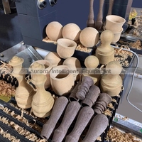 Petit mini-tour à bois automatique AR50 60 avec alimentation automatique