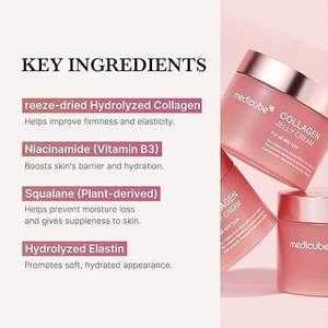 Crème en gel de collagène MEDICUBE 110 ml, soin de la peau, crème pour le visage avec extrait de perle pour lutter contre les rides et hydrater, soin quotidien de la peau - Product Image 2