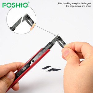 Foshio Thép Carbon 30 Độ Nhôm Xử Lý Nghệ Thuật Cắt Dao Tiện Ích Có Thể Thu Vào - Product Image 4