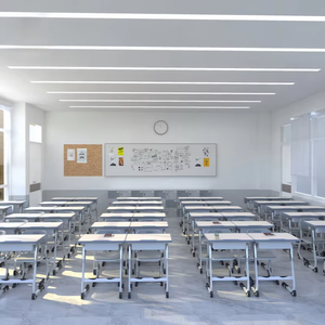 Escritorio y Silla Escolar Individual Ajustable al por Mayor para Aula - Product Image 4