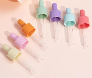 Rouge rose Orange violet jaune vert 30ml Logo personnalisé Bouteille en verre compte-gouttes Bouteille d'essence pour le visage - Product Image 3