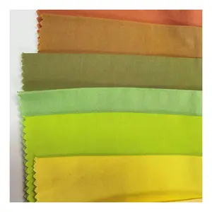 100 מפעל זהורית רגיל צבוע מוצק צבעים 30S 120GSM לנשימה רך ויסקוזה פ"ד בד עבור גברת של שמלת חולצה בקיץ החם