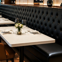 Meubles de restaurant personnalisables, banquette rembourrée commerciale, ensemble de canapés pour café, hôtel, fabrication OEM robuste