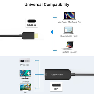 Adaptador CableCreation USB C a DP <span class=keywords><strong>4K</strong></span>/60Hz, Conector USB C a DP de Alto Rendimiento para Laptop, Nuevo, Chapado en Oro, Plug and Play - Product Image 2