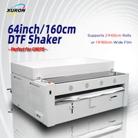 Nouvelle imprimante DTF commerciale Xurong automatique 64 pouces 160 cm G9070 220V avec garantie 1 an et kit système de secouage textile en acier