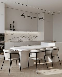 Mobili da Cucina Moderni CBMmart dal Design Personalizzabile in Toni Neutri per <span class=keywords><strong>Cucine</strong></span> Contemporanee con Design Gratuito - Product Image 3