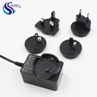 US UK EU AU KR JP 5v 9v 12v 1a 1.5a 2a 3a 4a prise interchangeable adaptateurs d'alimentation ca cc pour UL PSE CE GS KC SAA certifié
