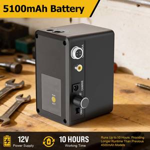 Caméra <span class=keywords><strong>d</strong></span>'inspection de canalisation <span class=keywords><strong>d</strong></span>'égout avec écran IPS de 9 pouces, vision nocturne, capteur CMOS, <span class=keywords><strong>capture</strong></span> <span class=keywords><strong>d</strong></span>'<span class=keywords><strong>image</strong></span> 5X, 1080P, auto-nivellement, 512 Hz, 50 m - Product Image 5