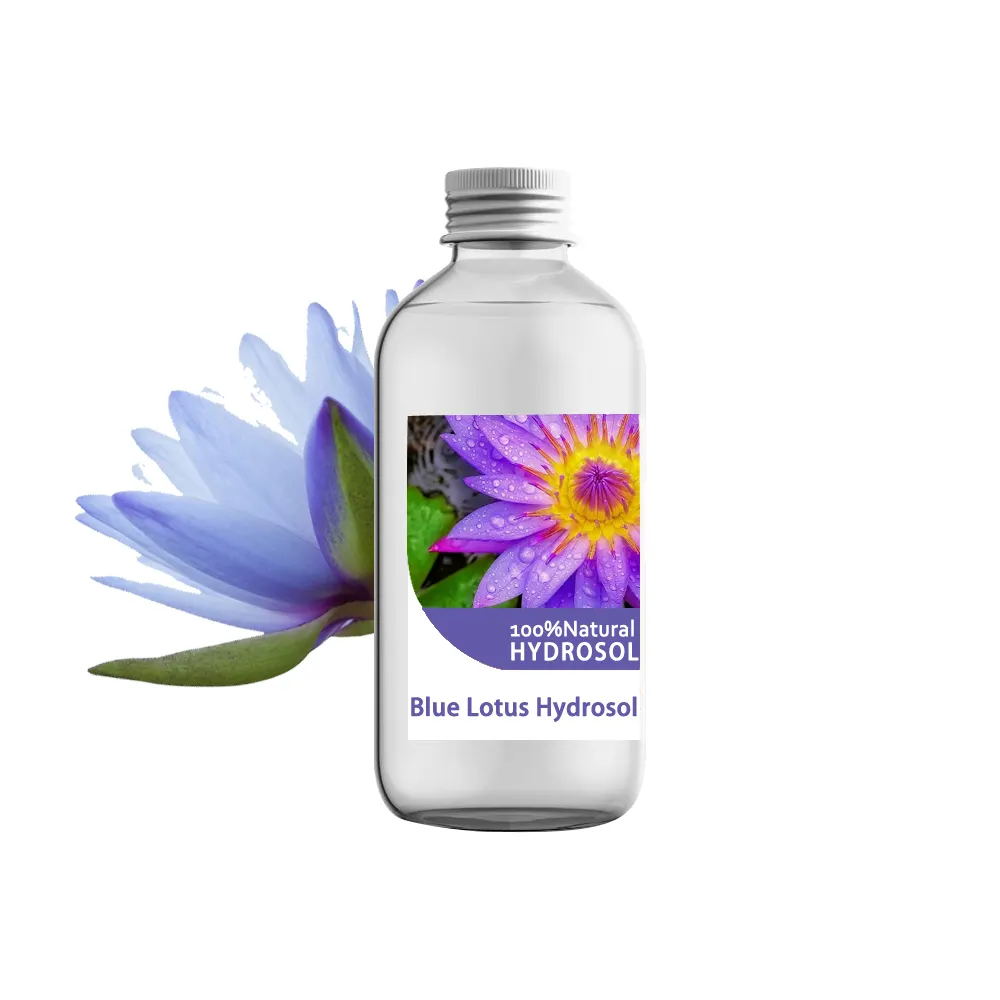 Commercio all'ingrosso puro naturale blu loto idrosol acqua naturale fiore di giglio acqua floreale