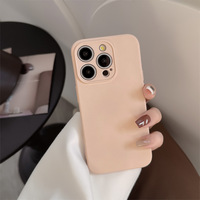 Funda para Teléfono Móvil Color Macaron para iPhone 11 12 13 14 15 16 Pro Max, Carcasa Protectora de TPU a Prueba de Golpes con Protección para la Cámara
