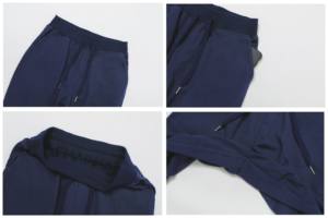 Winter Autumn Outer Set Long Sleeve <strong>Sweater</strong> + Sweat Pant <strong>Cropped</strong> <strong>Top</strong> Hooded Hoodie Pockets Straight Leg Pant Active Women Set - Product Image 6