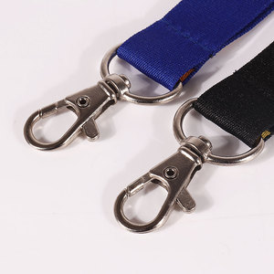 Tùy chỉnh dây buộc với logo cổ dây đeo dây buộc đôi phải đối mặt với dệt Jacquard Logo dây buộc với vòng hình vuông huy hiệu Reel chủ - Product Image 2