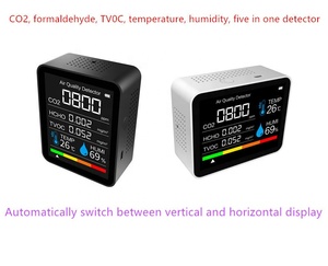 Monitor de <span class=keywords><strong>aire</strong></span> portátil cinco en uno, Detector de dióxido de carbono CO2, Monitor de temperatura y humedad de <span class=keywords><strong>calidad</strong></span> del <span class=keywords><strong>aire</strong></span>, almacén de invernadero - Product Image 5