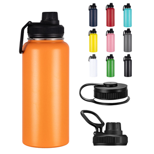 Wide Mouth 32OZ Stainless Steel Vacuum Insulated Double Wall Leak-Proof BPA Free Sports Water Bottle Custom Logo for Business - Product Image 1
