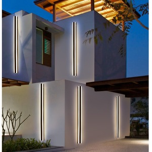 Lámpara Solar LED de Pared para Exteriores, Diseño Moderno y Minimalista, Impermeable, para Patio de Villa - Product Image 3